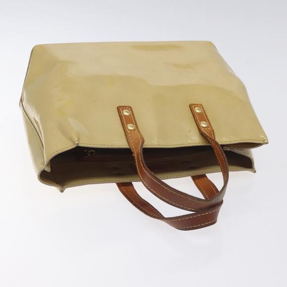 LOUIS VUITTON Monogram Vernis Reade PM Hand Bag Beige M91334 - Picture 6 of 12